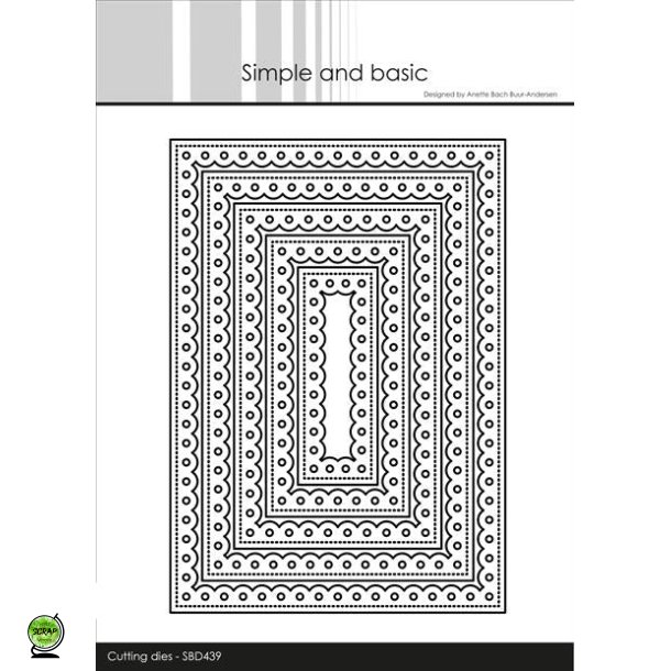 Simple and Basic SBD439 - Dies Inner scallop - rectangle