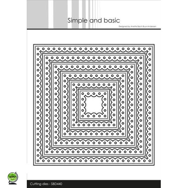 Simple and Basic SBD440 - Dies Inner scallop - square