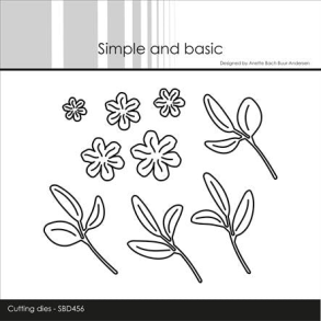 Simple and Basic SBD456 - Dies Flowers and leaves 1