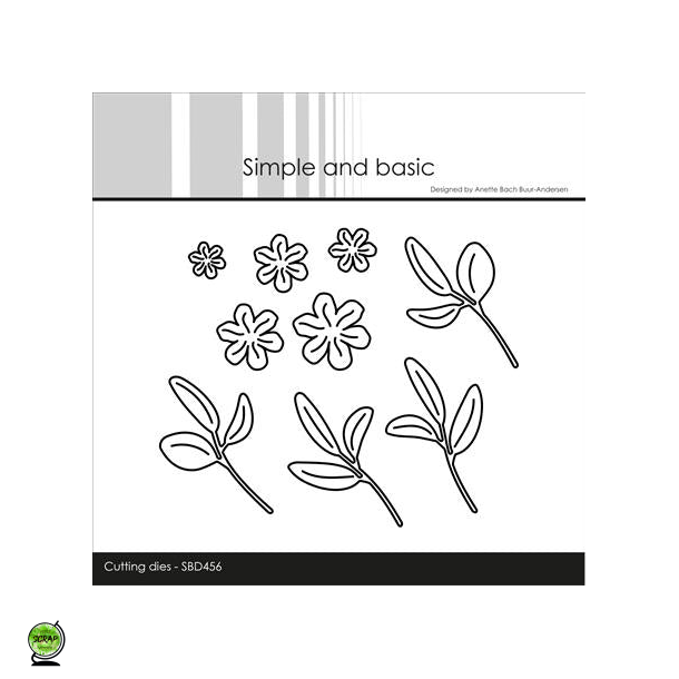 Simple and Basic SBD456 - Dies Flowers and leaves 1