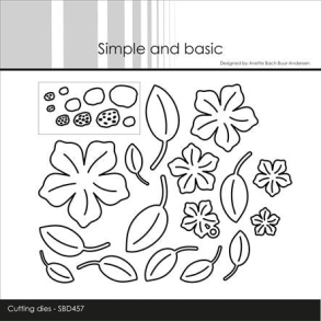 Simple and Basic SBD457 - Dies Flowers and leaves 2