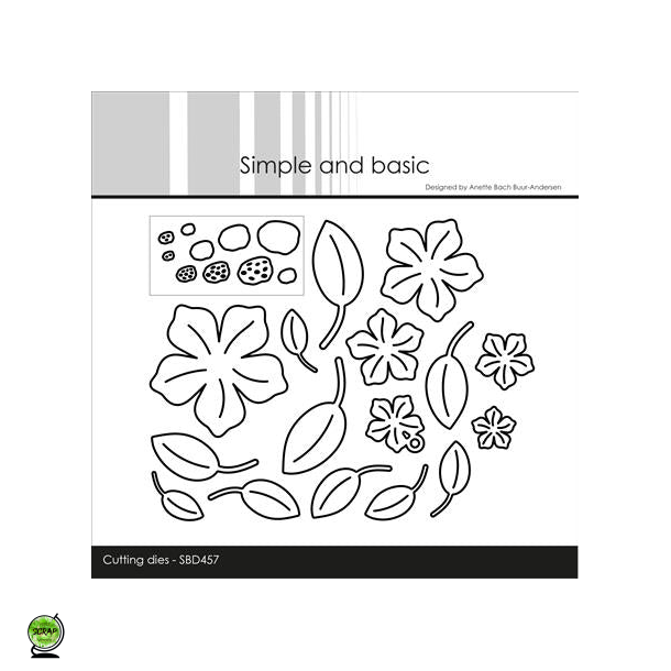 Simple and Basic SBD457 - Dies Flowers and leaves 2