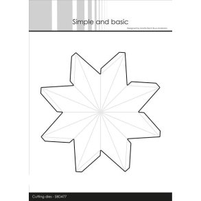 Simple and Basic SBD477 - Dies Star ornament large
