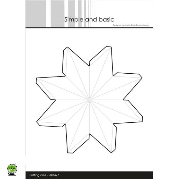 Simple and Basic SBD477 - Dies Star ornament large