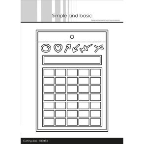 Simple and Basic SBD494 - Dies Calender for everything
