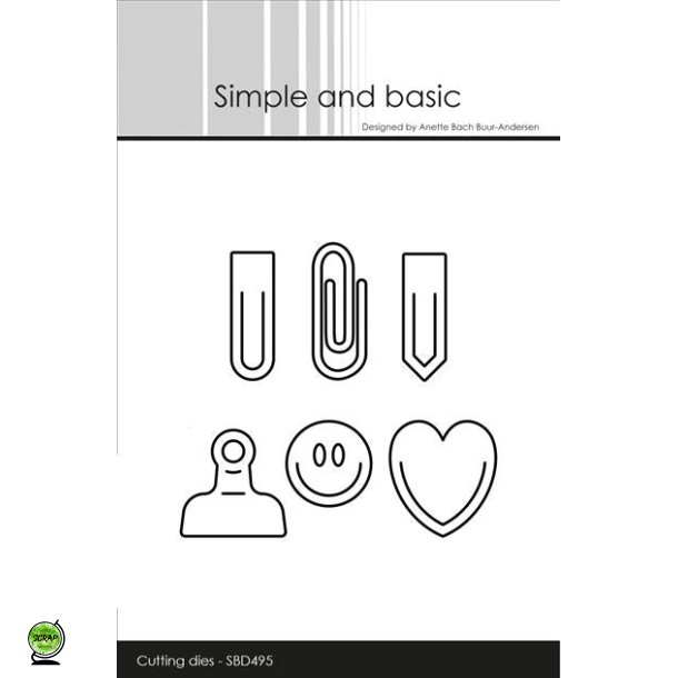 Simple and Basic SBD495 - Dies Paper Clips