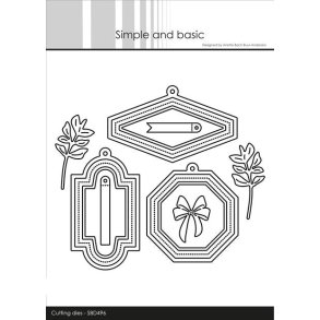 Simple and Basic SBD496 - Dies Set of labels tags