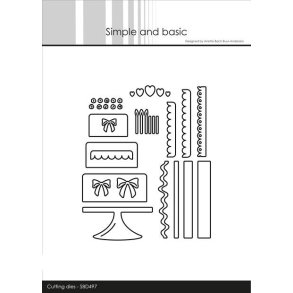 Simple and Basic SBD497 - Dies Birthday cake