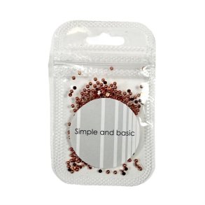 Simple and Basic SBA503 - Halvperler 2 mm Rose gold