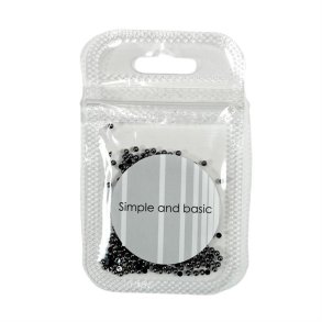 Simple and Basic SBA504 - Halvperler 3mm antique silver