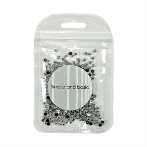 Simple and Basic SBA531 - Halvperler 3 mm Polished silver