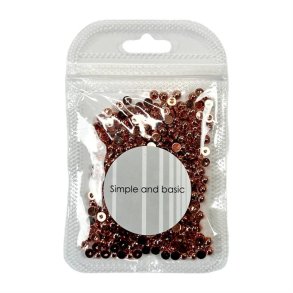 Simple and Basic SBA563 - Halvperler 4 mm Rose gold