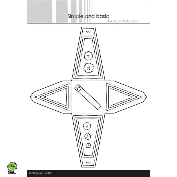 Simple and Basic SBD513 - Dies Triangle giftbox