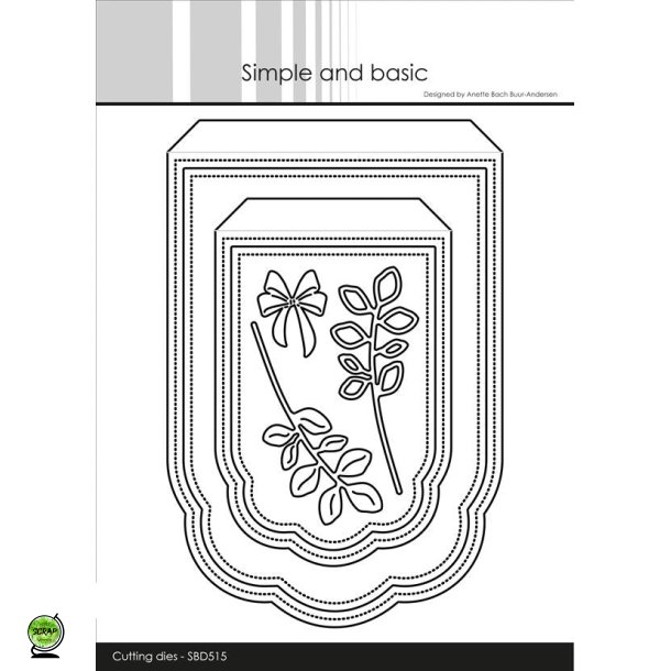 Simple and Basic SBD515 - Dies A6+A7 cardfront