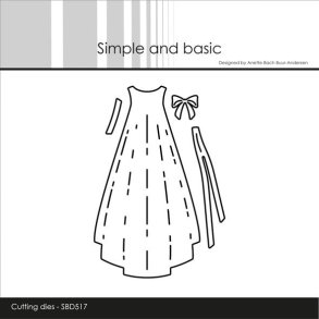 Simple and Basic SBD517 - Dies Christening gown