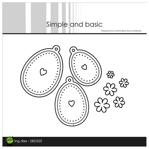 Simple and Basic SBD520 - Dies Easter eggs