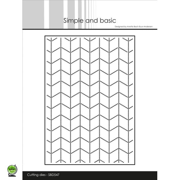 Simple and Basic SBD547 - Dies Chevrons A6