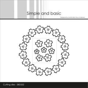 Simple and Basic SBD552 - Dies flower wreath