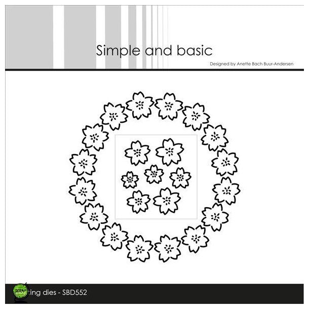Simple and Basic SBD552 - Dies flower wreath