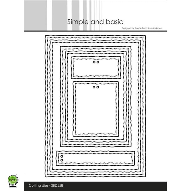Simple and Basic - Dies Old paper A6 og A7