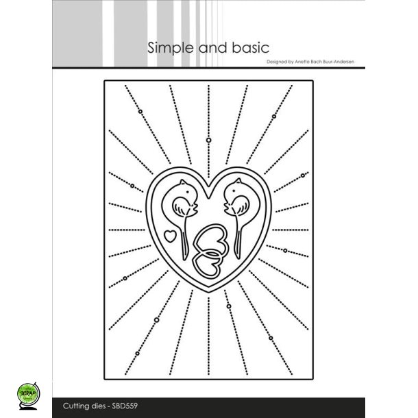 Simple and Basic SBD559 - Dies Heart Rays A6