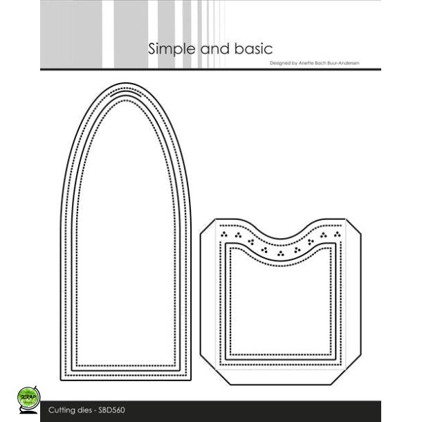 Simple and Basic SBD560 - Dies Beautiful pocket tag