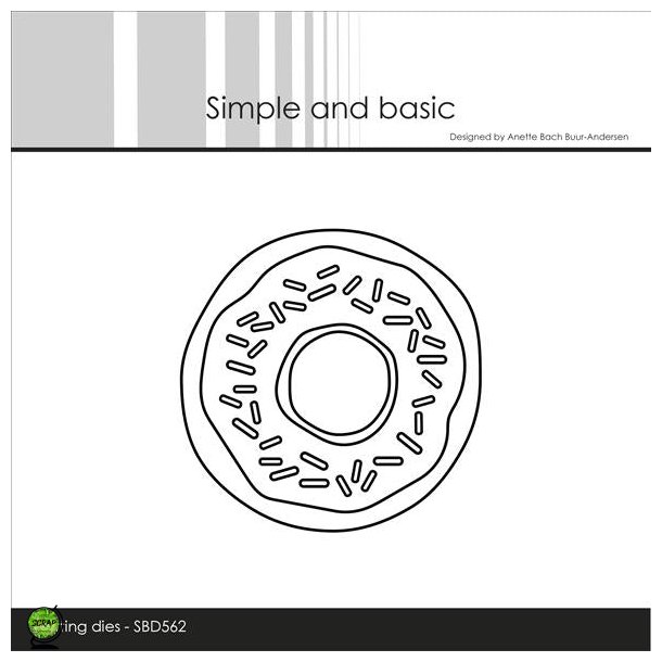 Simple and Basic SBD562 - Dies Doughnuts and sprinkes