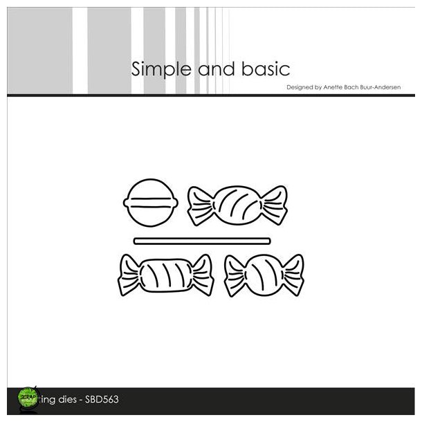 Simple and Basic SBD563 - Dies Lollipop and sweets