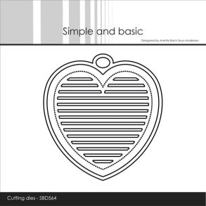 Simple and Basic SBD564 - Dies All lined up heart