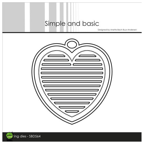 Simple and Basic SBD564 - Dies All lined up heart