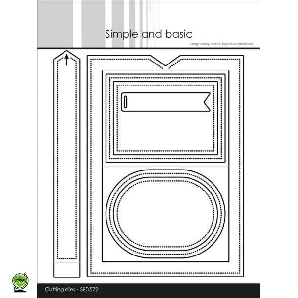 Simple and Basic SBD572 - Dies Sliding card