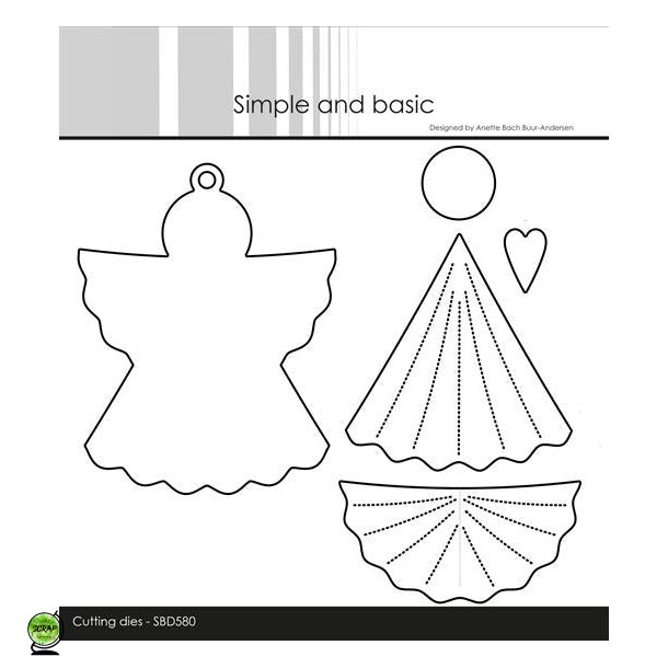 Simple and Basic SBD580 - Dies Angels 2 with tag
