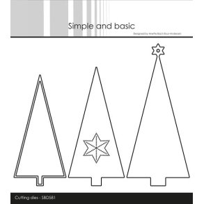 Simple and Basic SBD581 - Dies Christmas trees