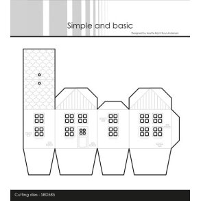 Simple and Basic SBD585 - Dies 3D house
