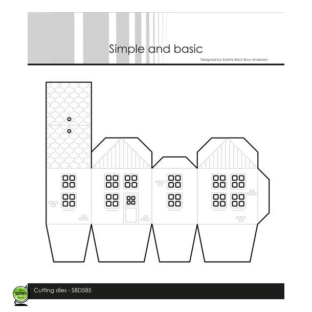 Simple and Basic SBD585 - Dies 3D house