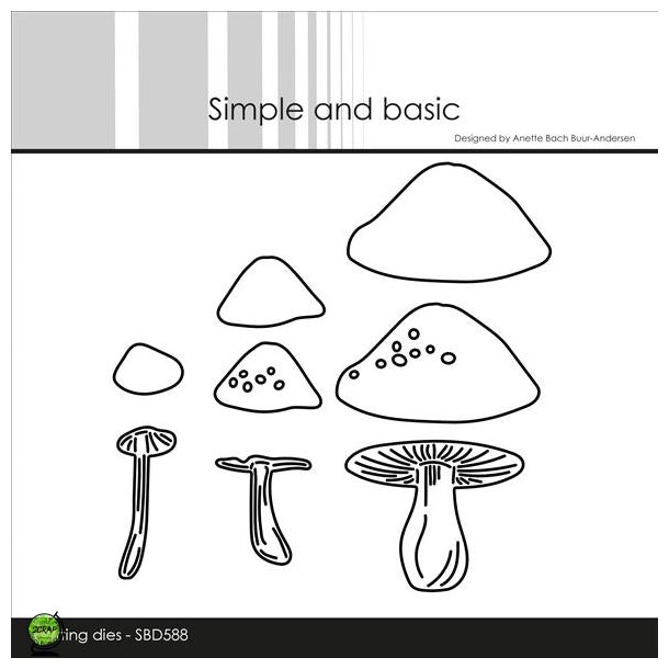 Simple and Basic SBD588 - Mushrooms