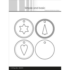 Simple and Basic SBD592 - Dies Tags rounded