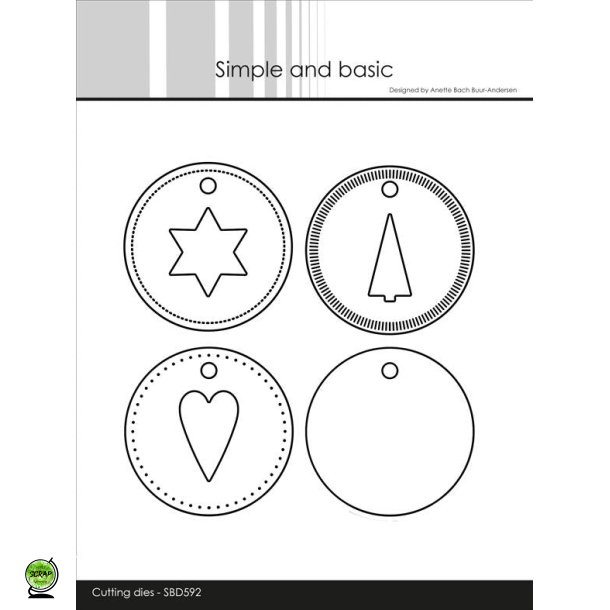 Simple and Basic SBD592 - Dies Tags rounded