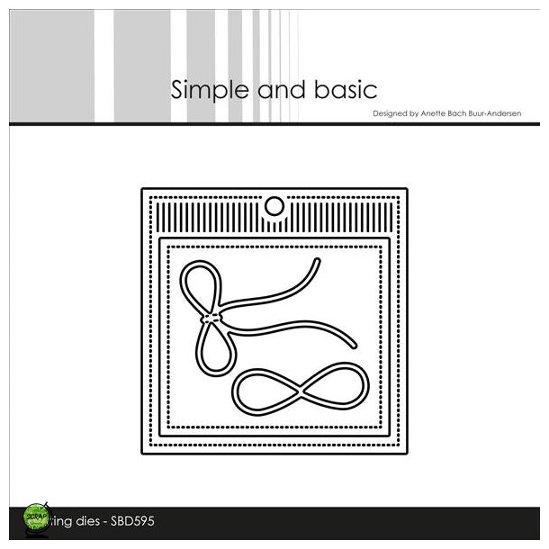 Simple and Basic SBD595 - Dies Square gift tag