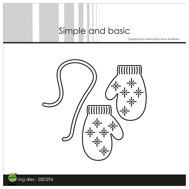 Simple and Basic SBD596 - Dies Mittens (vanter)
