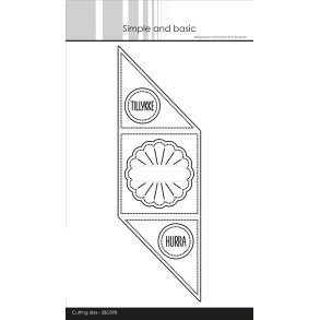 Simple and Basic SBD598 - Dies Pinwheel envelope