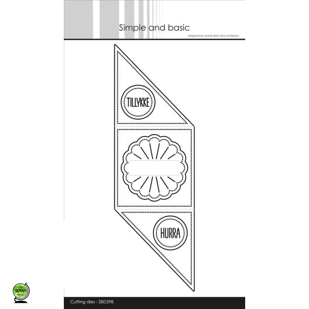 Simple and Basic SBD598 - Dies Pinwheel envelope