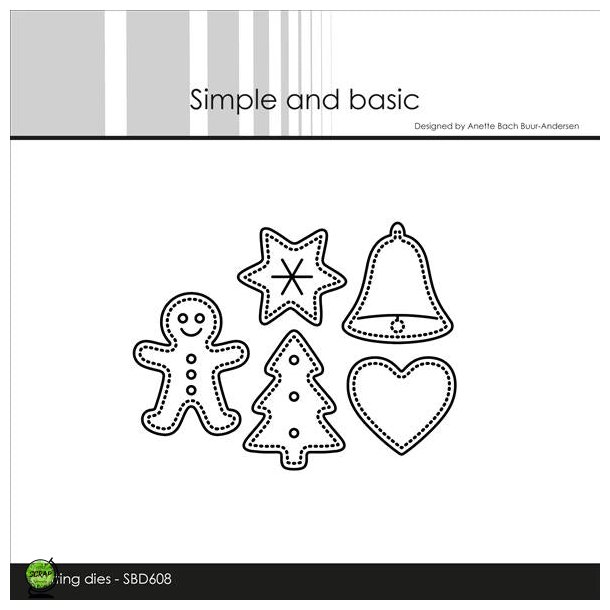 Simple and Basic SBD608 - Dies Christmas cookies