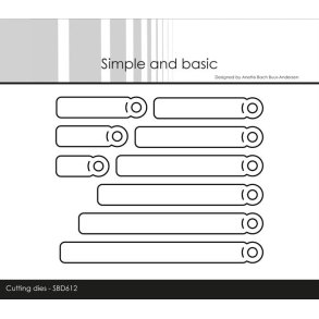 Simple and Basic SBD612 - Dies Tags for all in one plate