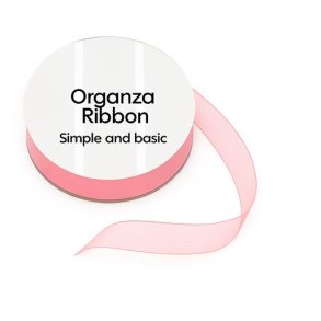 Simple and Basic SBA407 - Organza ribbon Salamon 8mm x 10m