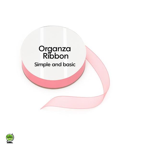 Simple and Basic SBA407 - Organza ribbon Salamon 8mm x 10m