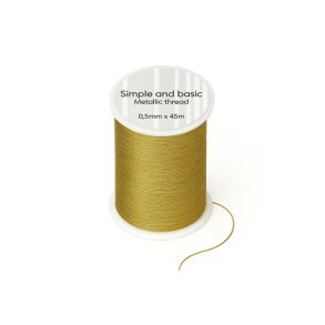 Simple and Basic SBA655 - Metallic thread gold 0,5mm x 45m