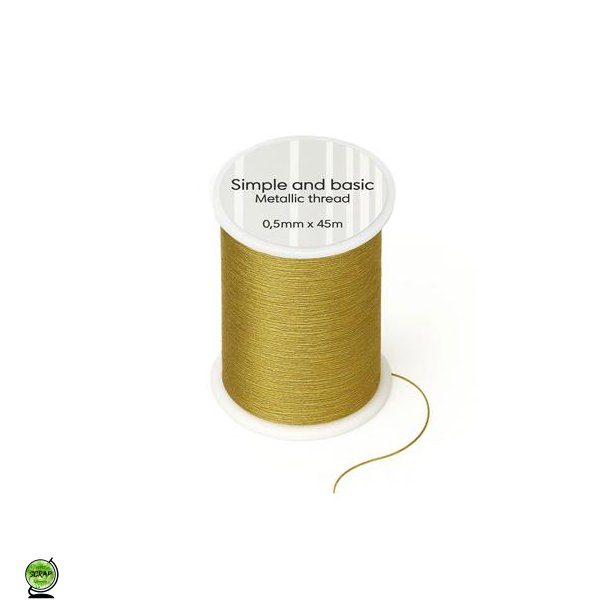 Simple and Basic SBA655 - Metallic thread gold 0,5mm x 45m