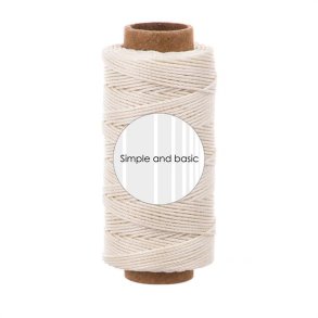 Simple and Basic SBA703 - Polyester trd 0,5mmx50 m Ivory