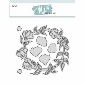 MW Made with love 63421 - Dies Flower wreath